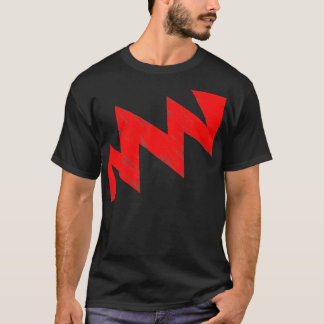 Camiseta ZigZag Stenciled - Rojo