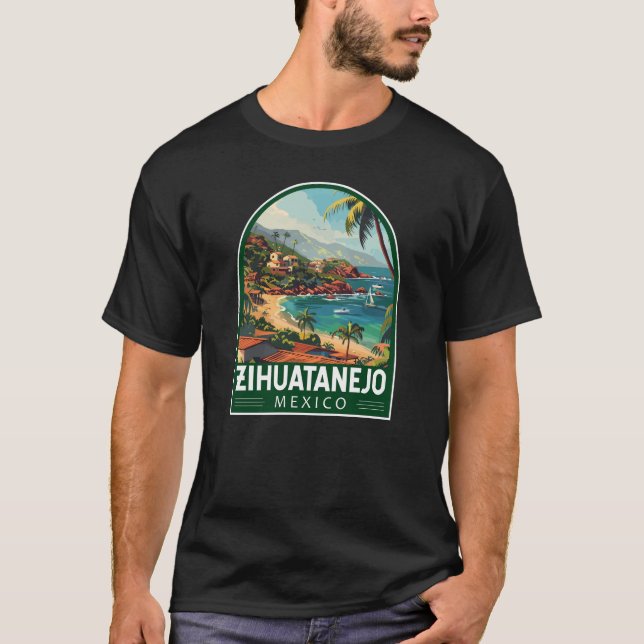 Camiseta Zihuatanejo México Viaje al arte (Anverso)