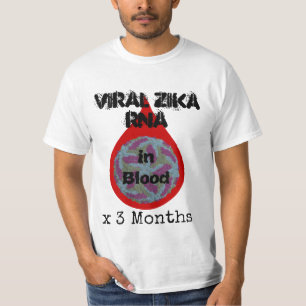 Camiseta Zika ARN viral en sangre x 3 meses por RoseWrites