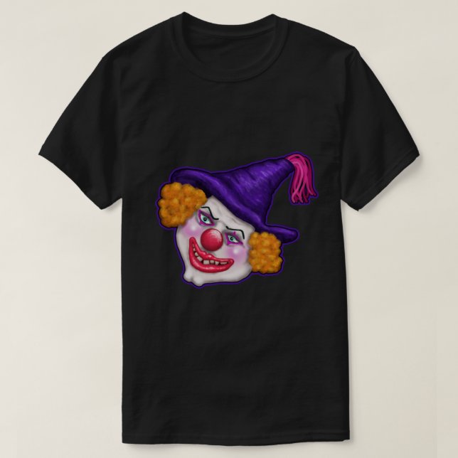 Camiseta Zilko el payaso de cara espeluznante | El arte de  (Diseño del anverso)