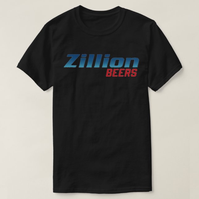 Camiseta Zillion Beers Natty Light Sticker (Diseño del anverso)