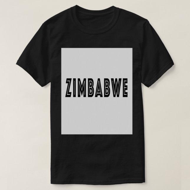 Camiseta Zimbabue 6 (Diseño del anverso)
