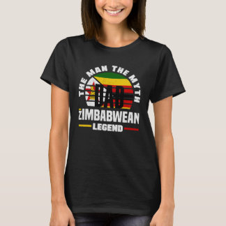 Camiseta Zimbabue: Día de los Padres con Bandera de Zimbabu