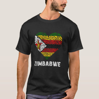 Camiseta Zimbabue: El corazón vintage del zimbabuense causa
