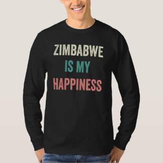 Camiseta Zimbabue es mi felicidad