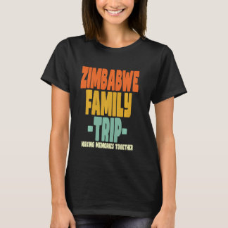 Camiseta Zimbabue: Vacaciones por viaje familiar