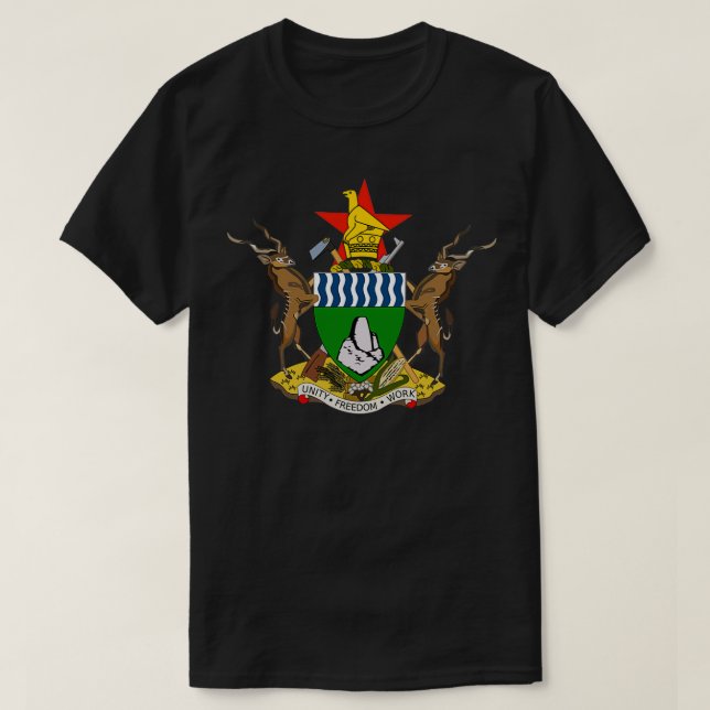Camiseta ZIMBABWE COAT OF ARMSTShirt (Diseño del anverso)