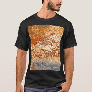 Camiseta Zinc rugoso: fondo de textura gruesa.