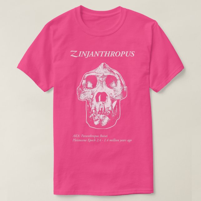 Camiseta Zinjanthropus (Diseño del anverso)