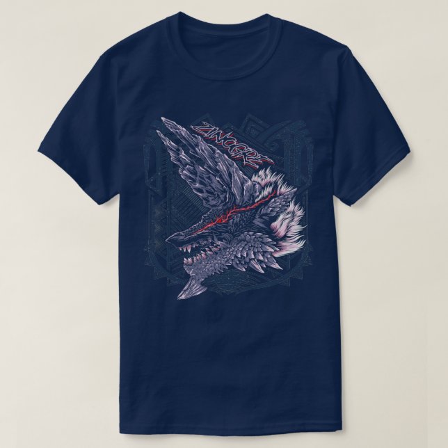 Camiseta Zinogre MHW (Diseño del anverso)
