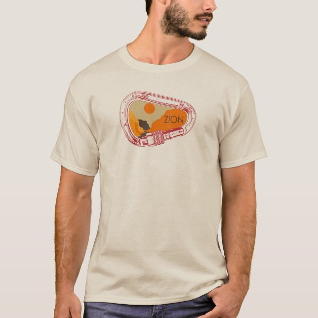 Camiseta Zion Climbing Carabiner (Anverso)