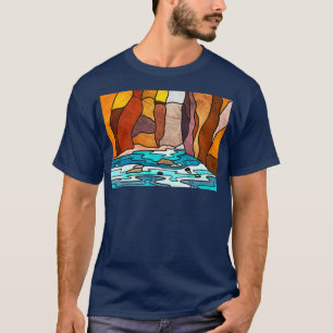Camiseta Zion Narrows Art