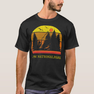 Camiseta Zion Nationalpark Retro Vintage