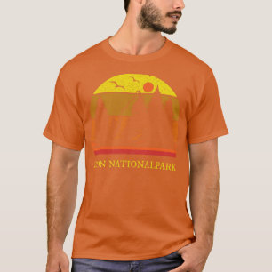 Camiseta Zion Nationalpark Retro Vintage