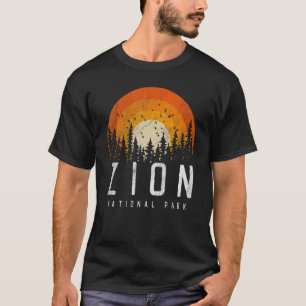 Camiseta Zion Parque Nacional de EE. UU. estilo retro Vinta