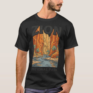 Camiseta Zion The Narrows Utah Parques Nacionales Al Aire L
