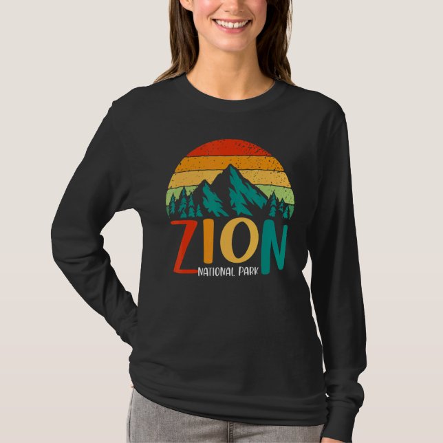Camiseta Zion Utah Beehive Parques Nacionales Poderosos 5 V (Anverso)
