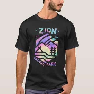Camiseta Zion Utah Colmena Estado Parques Nacionales Mighty