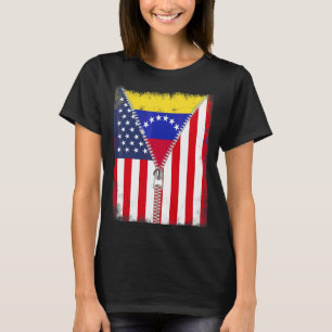 Camiseta Zip de bandera de Venezuela