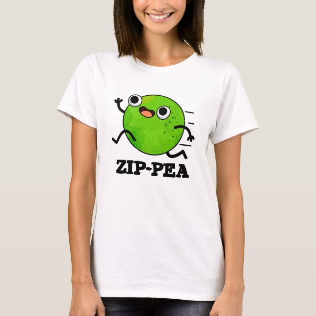 Camiseta Zip-pea Funny Zippy Pea Pun (Anverso)