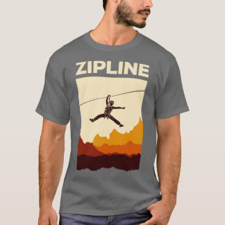 Camiseta Zipline Adventure Ziplining Ziplines Gift 1