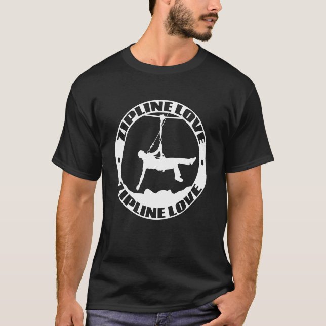 Camiseta Zipline Love Extreme Zipline (Anverso)