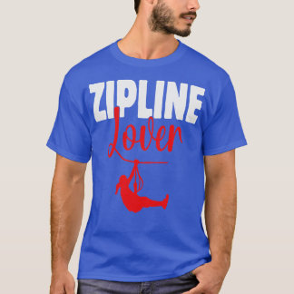 Camiseta Zipline Lover Design para Aventureros TSh