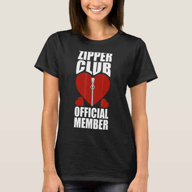 Camiseta Zipper Club Cirugía de corazón abierto Supervivien (Anverso)