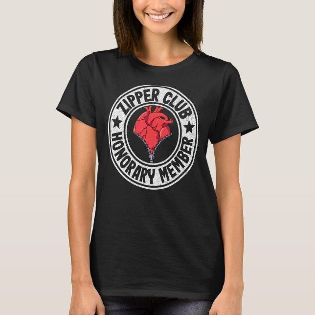 Camiseta Zipper Club Miembro Honorario Bypass Open Heart Su (Anverso)