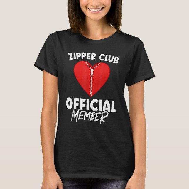 Camiseta Zipper Club Open Heart Surgery Recovery (Anverso)