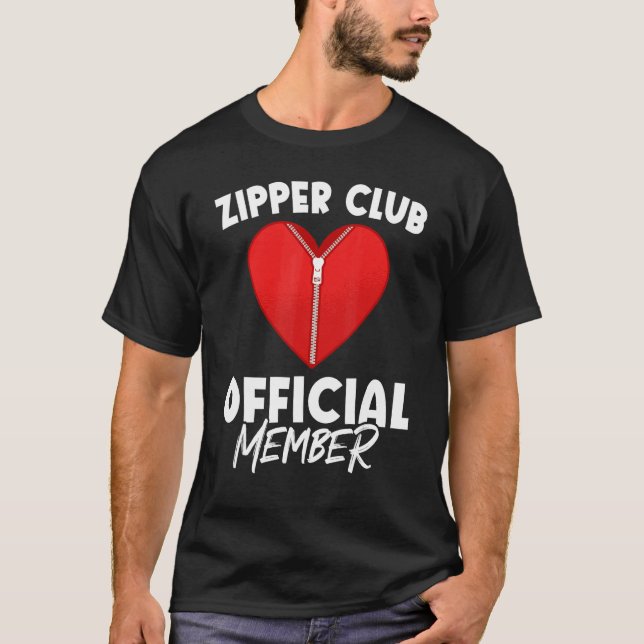 Camiseta Zipper Club Open Heart Surgery Recovery (Anverso)
