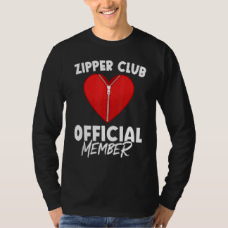 Camiseta Zipper Club Open Heart Surgery Recovery