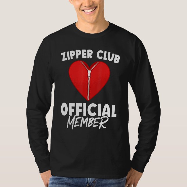 Camiseta Zipper Club Open Heart Surgery Recovery (Anverso)