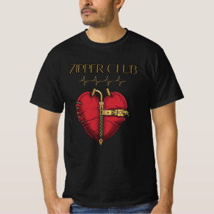Camiseta ZIPPER CLUB, trasplante de corazón, cirugía a cora