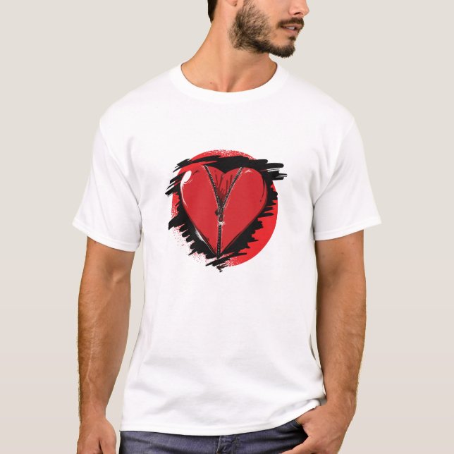 Camiseta Zipper Heart (Anverso)