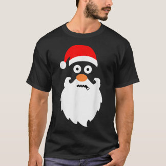 Camiseta ZipperMouth Santa Claus Gran Cabeza Navidades grac