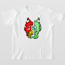 Camiseta Zippy Trippy Alien Dazs 2-Face Gre/Re k