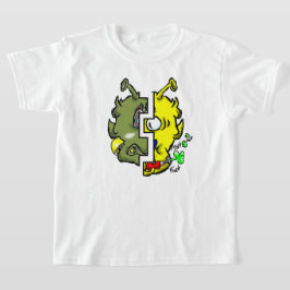 Camiseta Zippy Trippy Alien Dazs 2-Face Yello/Gre k