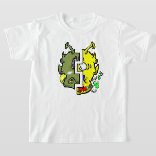Camiseta Zippy Trippy Alien Dazs 2-Face Yello/Gre k