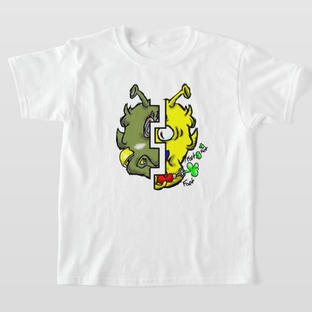 Camiseta Zippy Trippy Alien Dazs 2-Face Yello/Gre k (Distribución)