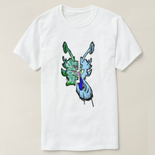 Camiseta Zippy Trippy Alien Dazs diminuta cara Xo/Hielo