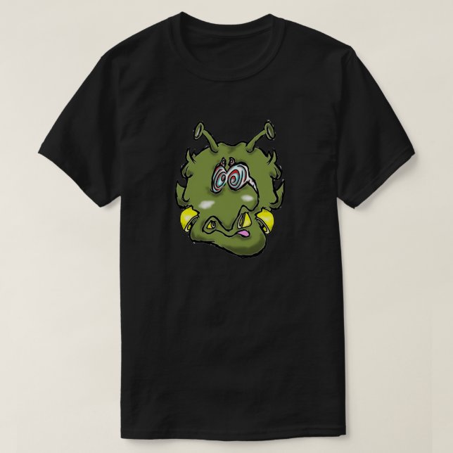 Camiseta Zippy Trippy Alien Dazs Oops (Diseño del anverso)