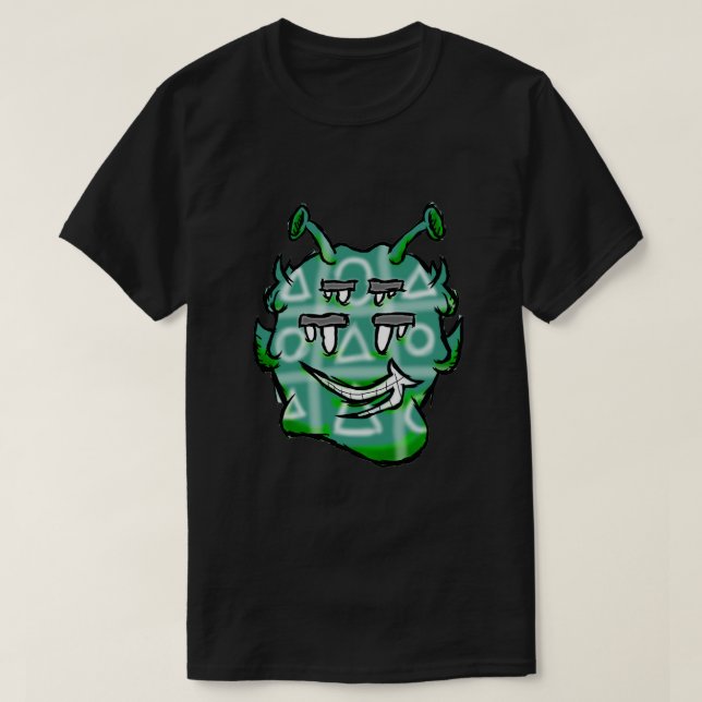 Camiseta Zippy Trippy Alien Dazs XOXO (Diseño del anverso)