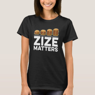 Camiseta Zize importa para hamburguesa