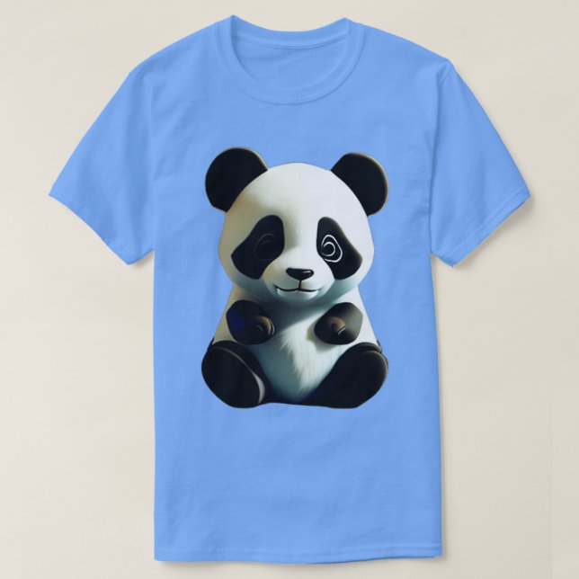 Camiseta Zkka lindo panda (Diseño del anverso)