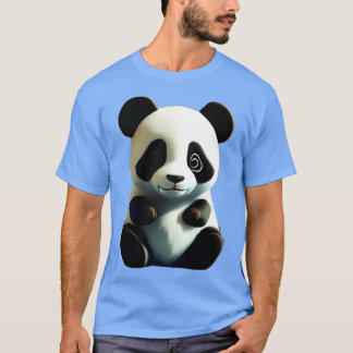 Camiseta Zkka lindo panda