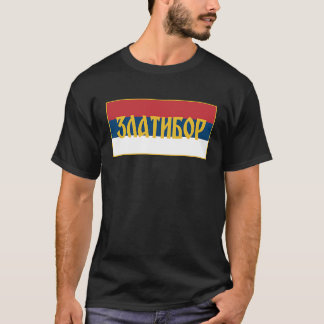 Camiseta Zlatibor Montaña Tornik Bandera Serbia Bandera Ser