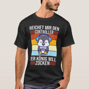 Camiseta Zocken Reichet Mir Den Controller König Ps5 Consol