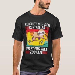 Camiseta Zocken Reichet Mir Den Controller König PS5 Consol