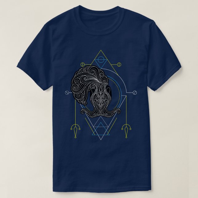 Camiseta Zodiac Aquarius 2 (Diseño del anverso)